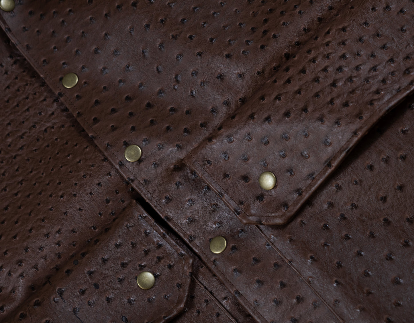 Heritage brown leather jacket