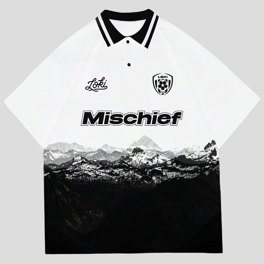 Mischief UTD Home Black & White - MATCH DAY JERSEY