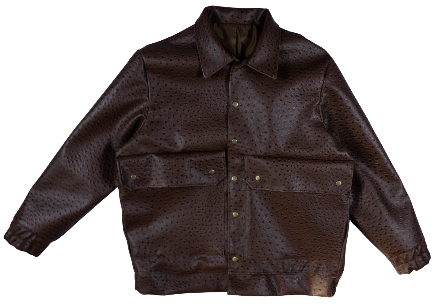 Heritage brown leather jacket