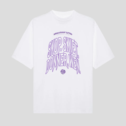 White Home Supporters Tee - RFAH (purple)