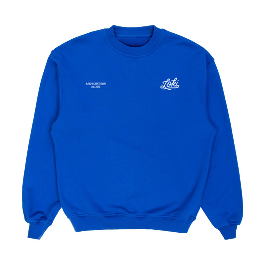 Cobalt Blue Premium Crewneck